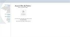 Desktop Screenshot of albanypipeandnipple.com